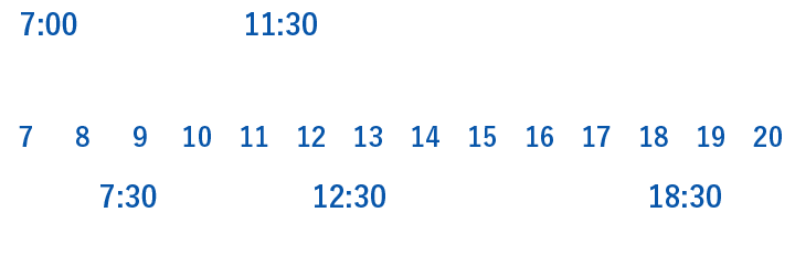 1DAYスケジュール（例）