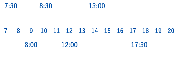 1DAYスケジュール（例）